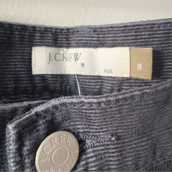 J. Crew 100% Cotton Straight Leg Corduroy Pants Zip Button Belt Loops Solid Y2K - Picture 9 of 10